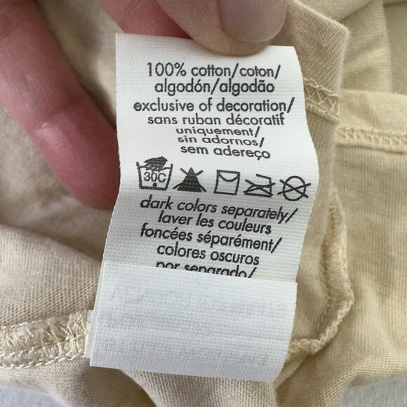 Calvin Klein Women Silver Short Sleeve T-Shirt lg embellished graphic streetwear - Picture 9 of 11